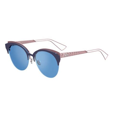 dior ama club fbx 55a4 matte blue pk|Dior Diorama Club Light Blue Mirror Cat Eye Ladies Sunglasses .